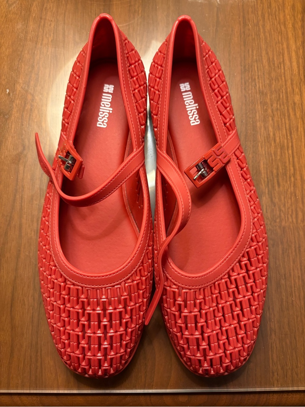 Melissa Harper Jelly Mary Janes Size 9